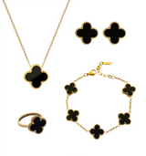 Premium Clover Set ( Earrings, Necklace, Bracelet and Ring)