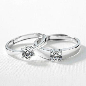 Elegant Couple Rings - Set of 2