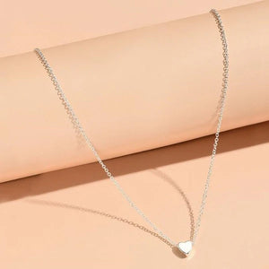Solid Heart Necklace with Gift Box